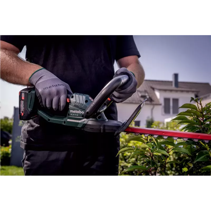Metabo HS 18 LTX 55 Accu-heggenschaar met dubbelzijdig mes, 18 V, 55 cm snijlengte, losse machine