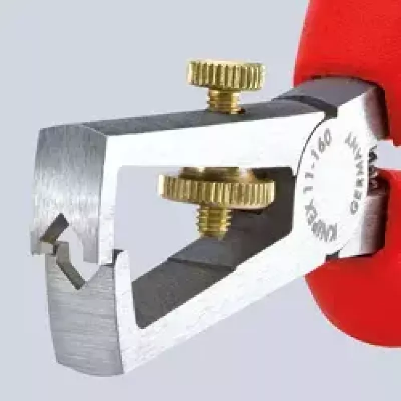 Knipex 11 06 160 T geïsoleerde striptang met openingsveer, 160 mm