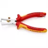 Knipex 11 06 160 T geïsoleerde striptang met openingsveer, 160 mm