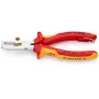 Knipex 11 06 160 T geïsoleerde striptang met openingsveer, 160 mm