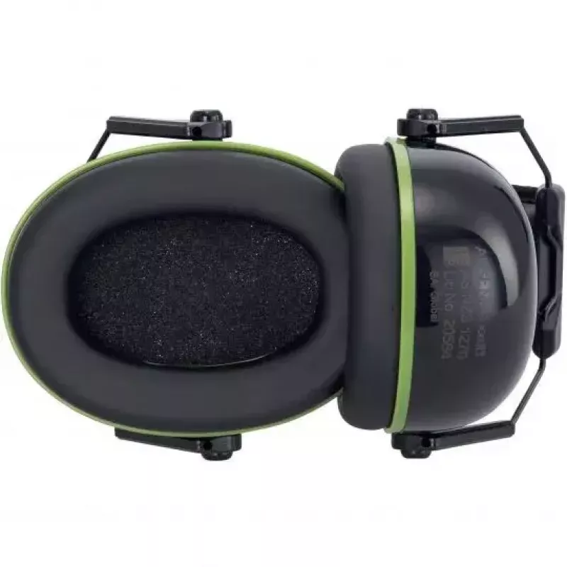 Uvex K10 veiligheidsbril met hoofdbeugel zwart groen bouw