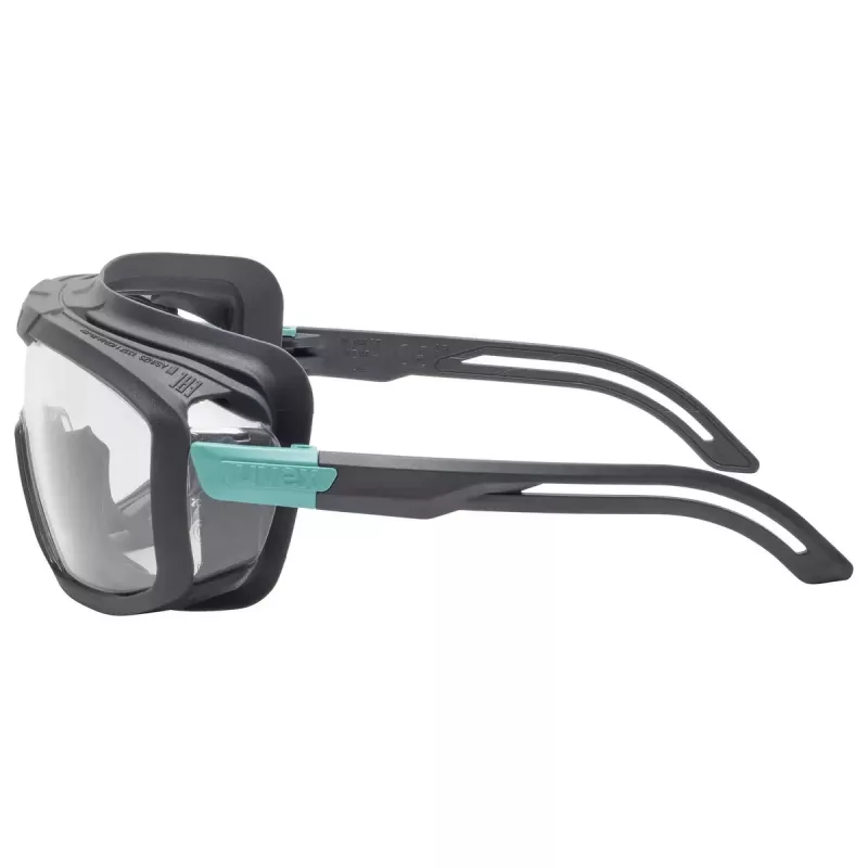 Veiligheidsbril Uvex i-guard polycarbonaat blauw grijs transparant