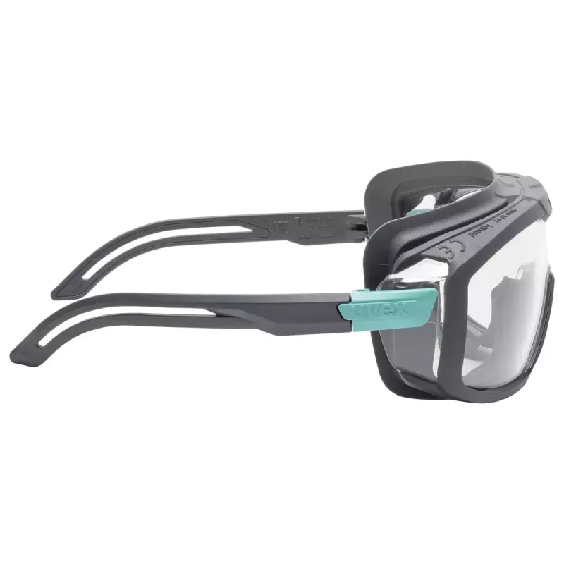Veiligheidsbril Uvex i-guard polycarbonaat blauw grijs transparant