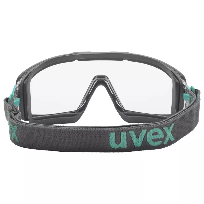 Veiligheidsbril Uvex i-guard+ polycarbonaat zwart blauw transparante glazen