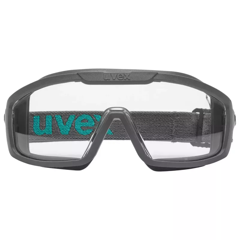 Veiligheidsbril Uvex i-guard+ polycarbonaat zwart blauw transparante glazen