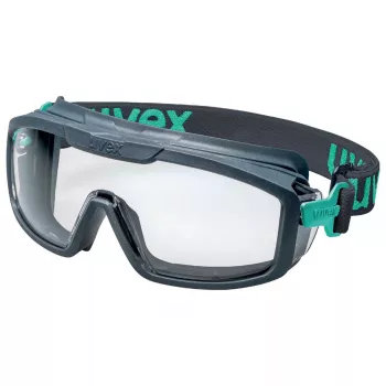 Veiligheidsbril Uvex i-guard+ polycarbonaat zwart blauw transparante glazen