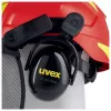 Veiligheidshelm Uvex 9774238 hogedichtheidpolyethyleen HDPE rood geel