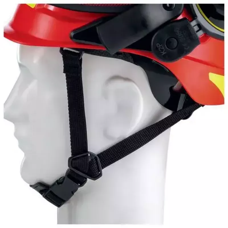 Veiligheidshelm Uvex 9774238 hogedichtheidpolyethyleen HDPE rood geel