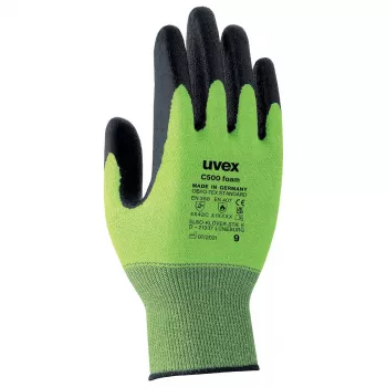 Uvex C500 foam snijvaste handschoenen, maat 7