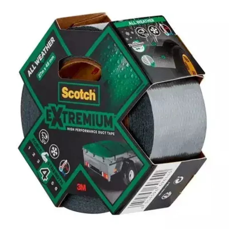 3M Extremium Tape grijs 27,4 m bundelen repareren waterdicht