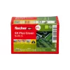 Schroeven- en pluggenset Fischer 567813 45 stuks groen