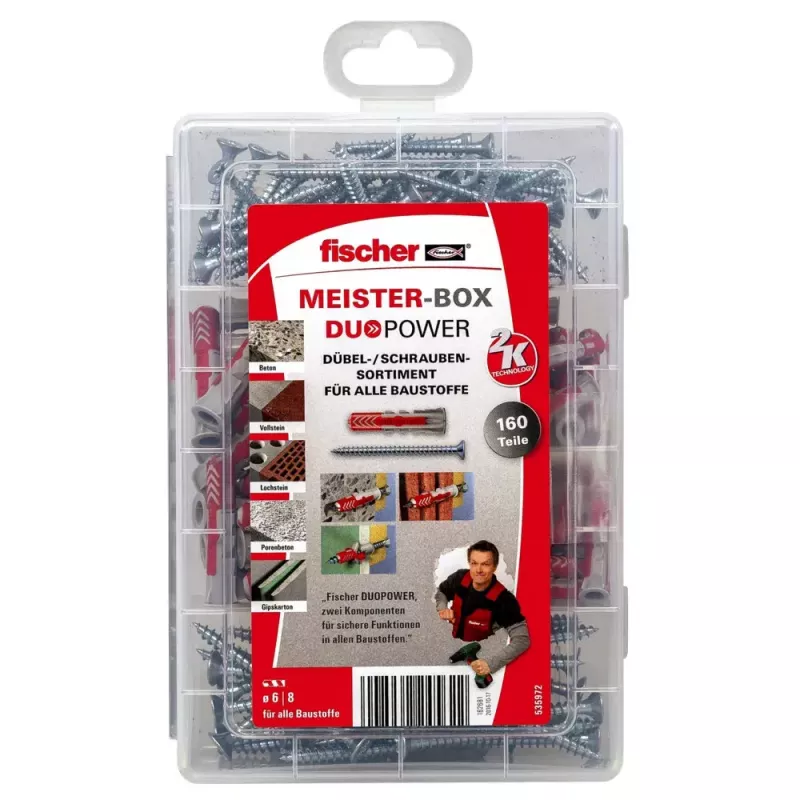 Expansieanker Fischer MEISTER-BOX DUOPOWER + schroeven