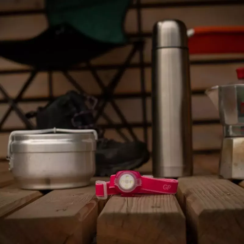 Hoofdlamp GP Batterijen CH31002 roze