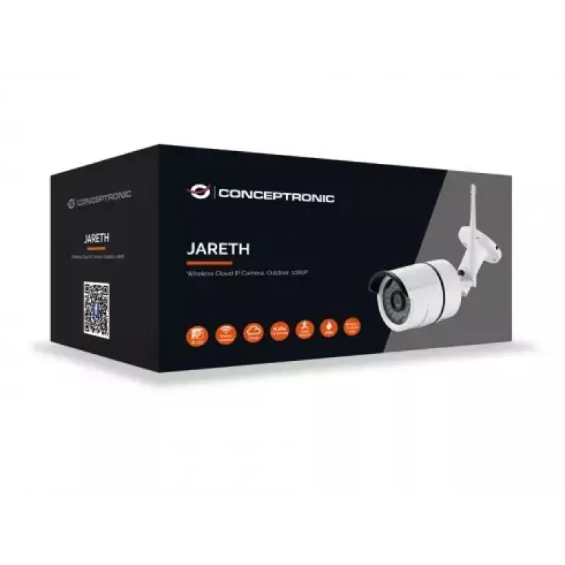 Conceptronic Jareth bullet IP-bewakingscamera indoor 1920 x 1080 pixel plafond/muur