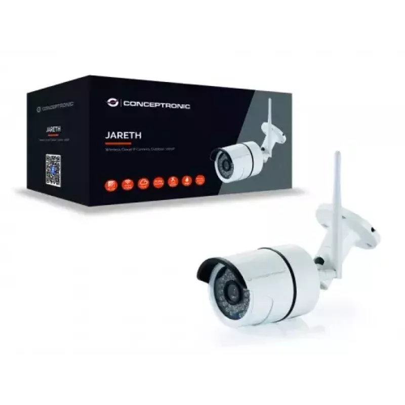 Conceptronic Jareth bullet IP-bewakingscamera indoor 1920 x 1080 pixel plafond/muur