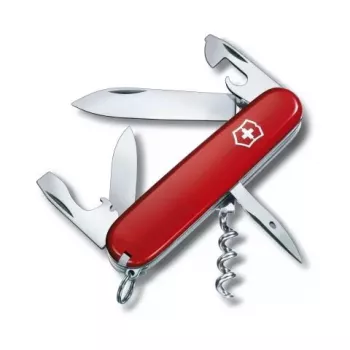 Multifunctioneel mes Victorinox Spartan rood zilver