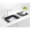 Afwasteil Brabantia 302664 rechthoekig grijs 374x344x161 mm