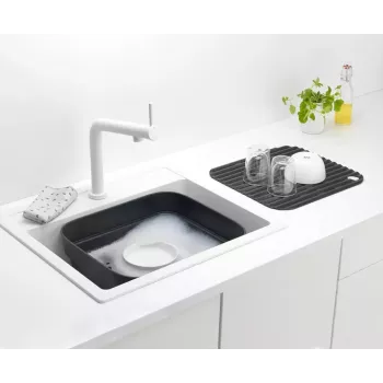 Afwasteil Brabantia 302664 rechthoekig grijs 374x344x161 mm