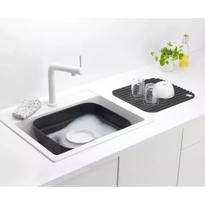 Afwasteil Brabantia 302664 rechthoekig grijs 374x344x161 mm