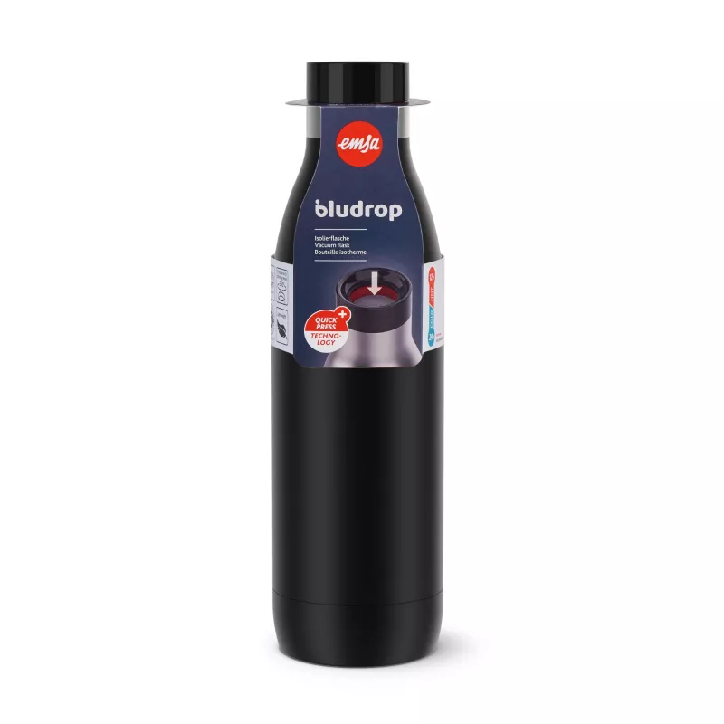 EMSA Bludrop Color N31109 dagelijks gebruik 700 ml RVS zwart