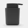 Brabantia 302503 zeepdispenser voor de keuken, donkergrijs