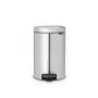 Afvalemmer Brabantia 112041 12 L rond RVS