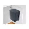 Brabantia 395246 inbouwafvalbak, 10 L, zwart