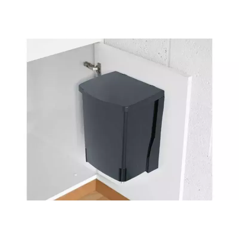 Brabantia 395246 inbouwafvalbak, 10 L, zwart