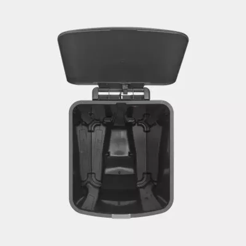 Brabantia afvalemmer 40L hoek grijs 800023