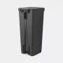 Brabantia afvalemmer 40L hoek grijs 800023
