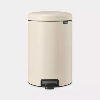 Brabantia NewIcon 20 L ronde beige afvalemmer