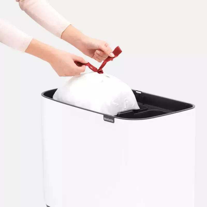 Afvalemmer Brabantia 313547 34 L rechthoekig kunststof wit