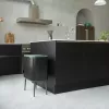 Afvalemmer Brabantia 316067 33L rechthoekig RVS zwart