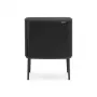 Afvalemmer Brabantia 316067 33L rechthoekig RVS zwart