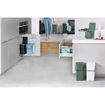 Afvalemmer Brabantia 129827 16L rechthoekig kunststof groen