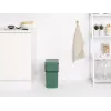 Afvalemmer Brabantia 129827 16L rechthoekig kunststof groen