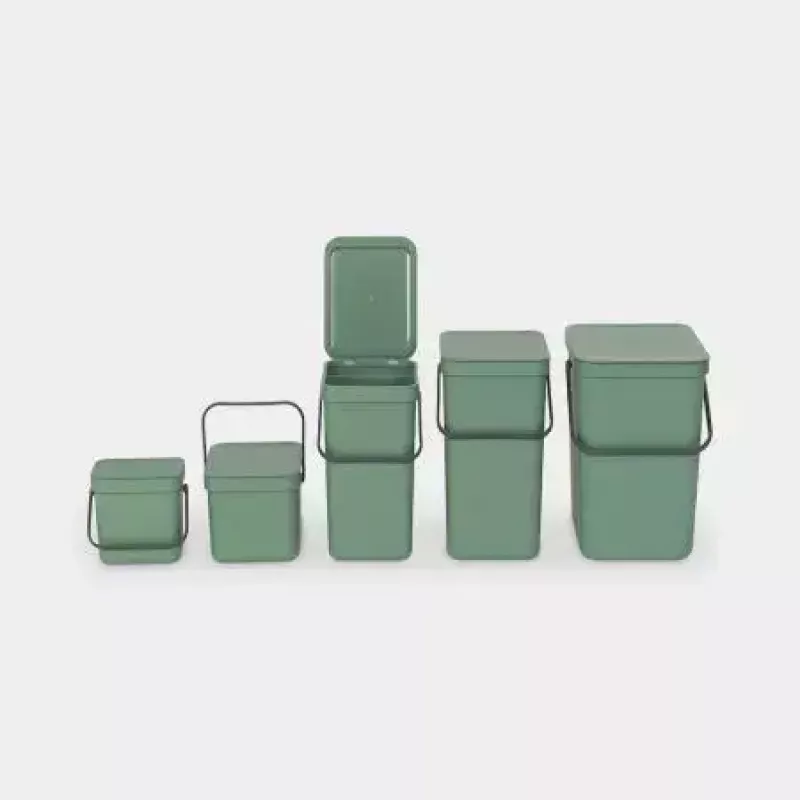 Afvalemmer Brabantia 129827 16L rechthoekig kunststof groen