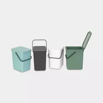 Brabantia 129940 afvalemmer 25 l rechthoekig kunststof grijs