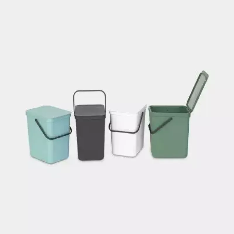 Brabantia 129940 afvalemmer 25 l rechthoekig kunststof grijs