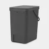 Brabantia 129940 afvalemmer 25 l rechthoekig kunststof grijs