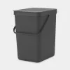 Brabantia 129940 afvalemmer 25 l rechthoekig kunststof grijs