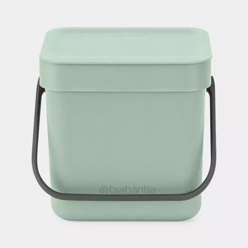 Brabantia Sort & Go afvalbak 3 l groen breedte 188 mm diepte 139 mm hoogte 181 mm