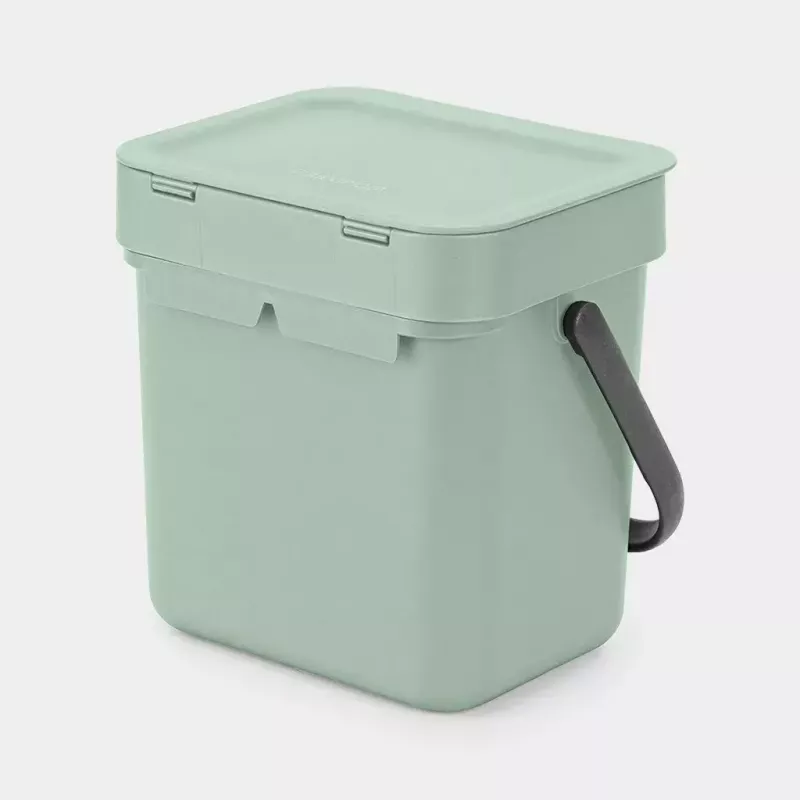 Brabantia Sort & Go afvalbak 3 l groen breedte 188 mm diepte 139 mm hoogte 181 mm