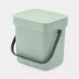 Brabantia Sort & Go afvalbak 3 l groen breedte 188 mm diepte 139 mm hoogte 181 mm