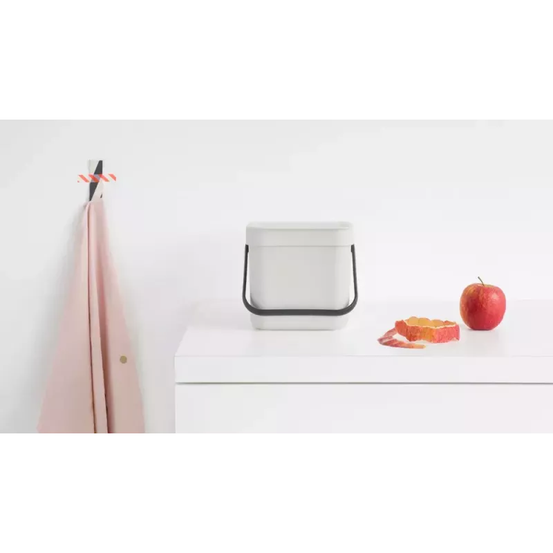 Brabantia Sort & Go 6 l grijs afvalemmer 200x245x181 mm