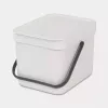 Brabantia Sort & Go 6 l grijs afvalemmer 200x245x181 mm