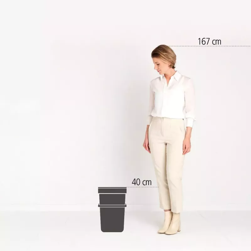 Brabantia Sort & Go 25 l groene afvalemmer 265x340x400 mm
