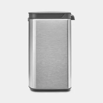 Brabantia Bo afvalemmer 4 l rechthoekig staal zwart 22 28 49