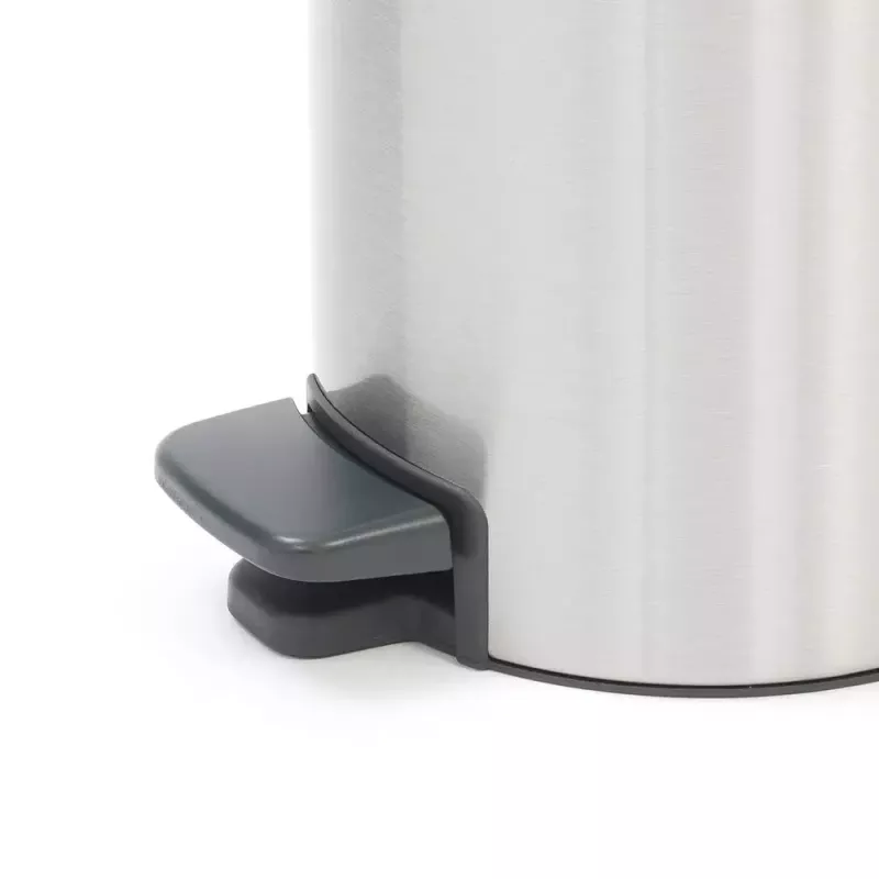 Brabantia newIcon pedaalemmer rond geborsteld RVS