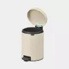 Brabantia NewIcon 5 l ronde beige afvalemmer